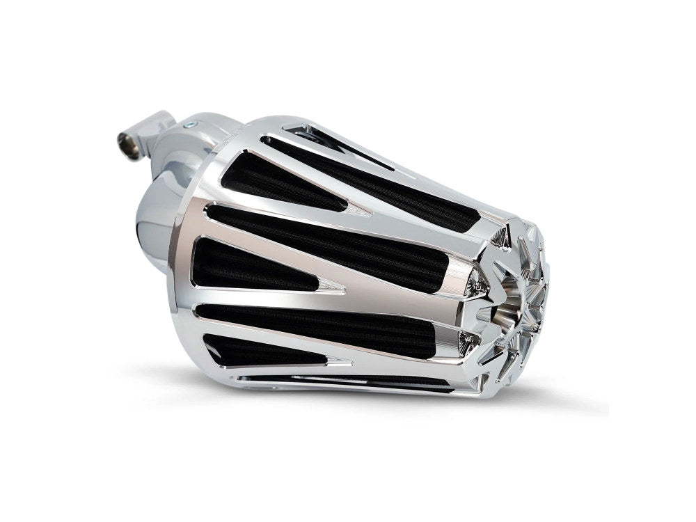Monster Sucker Crossfire Air Filter Cover - Chrome. - Arlen Ness