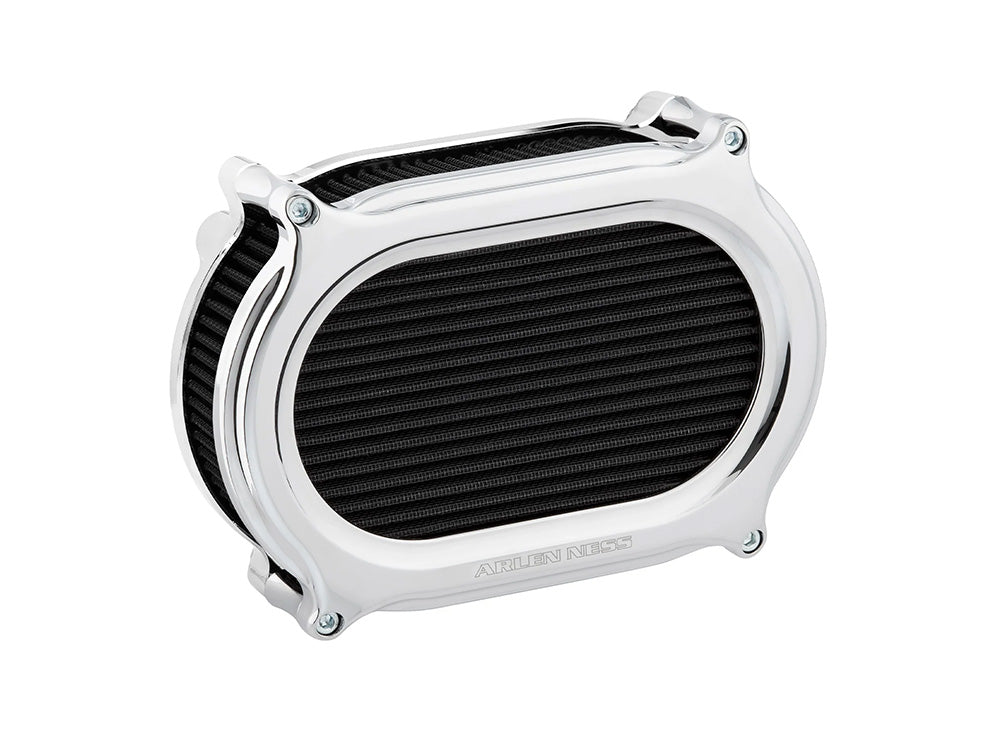 Stage 2 Oval Performance Air Cleaner Kit - Chrome. Fits CVO Touring 2023up, Street Glide & Road Glide 2024up, Touring 2025up & Softail 2025up - Arlen Ness