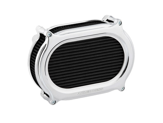 Stage 2 Oval Performance Air Cleaner Kit - Chrome. Fits CVO Touring 2023up, Street Glide & Road Glide 2024up, Touring 2025up & Softail 2025up - Arlen Ness
