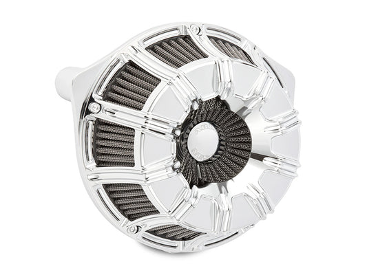 10-Gauge Air Cleaner Kit - Chrome. Fits CVO Touring 2023up, Street Glide & Road Glide 2024up, Touring 2025up & Softail 2025up - Arlen Ness