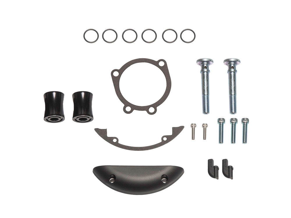 Inverted Air Cleaner Hardware Kit - Black. Fits Softail 2000-2015, Dyna 1999-2017 & Touring 1999-2007 - Arlen Ness
