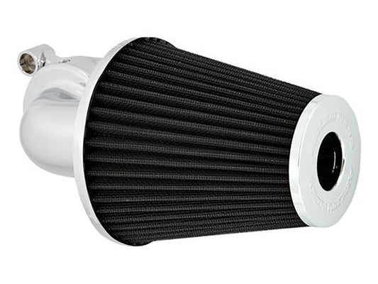 90deg Monster Sucker Air Cleaner Kit - Chrome. Fits Touring 2008-2016, Softail 2016-2017, CVO Softail 2011-2017 & Dyna Low Rider S 2016-2017 with Throttle-by-Wire - Arlen Ness