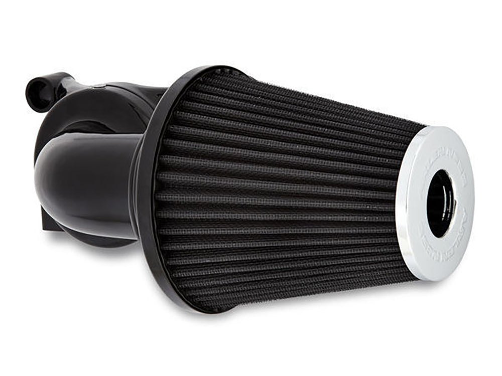 90deg Monster Sucker Air Cleaner Kit - Black. Fits Touring 2017-2024 & Softail 2018-2024 - Arlen Ness