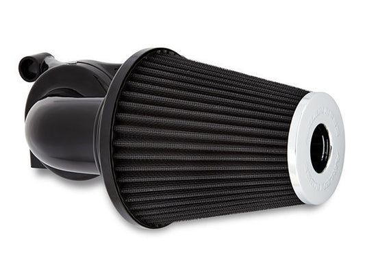 90deg Monster Sucker Air Cleaner Kit - Black. Fits Touring 2017-2024 & Softail 2018-2024 - Arlen Ness