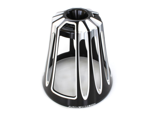 Monster Sucker Deep Cut Air Filter Cover - Black. - Arlen Ness