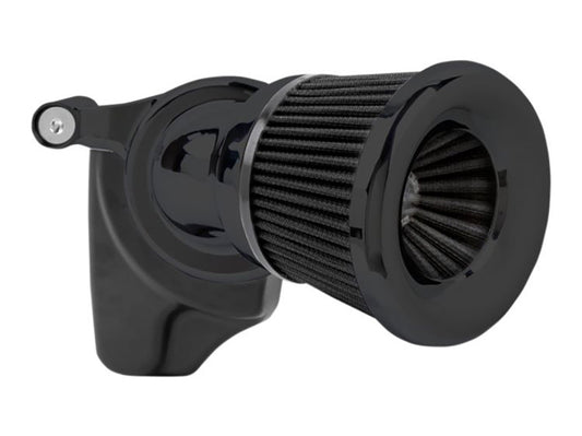 Velocity 65 Degree Air Cleaner Kit - Black. Fits Touring 2017-2024 & Softail 2018-2024 - Arlen Ness