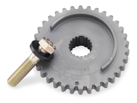 34T Rear Splined Cam Sprocket Kit. Twin Cam 2000-2006 or Twin Cam 1999 Models When Changing Cams - Andrews Products