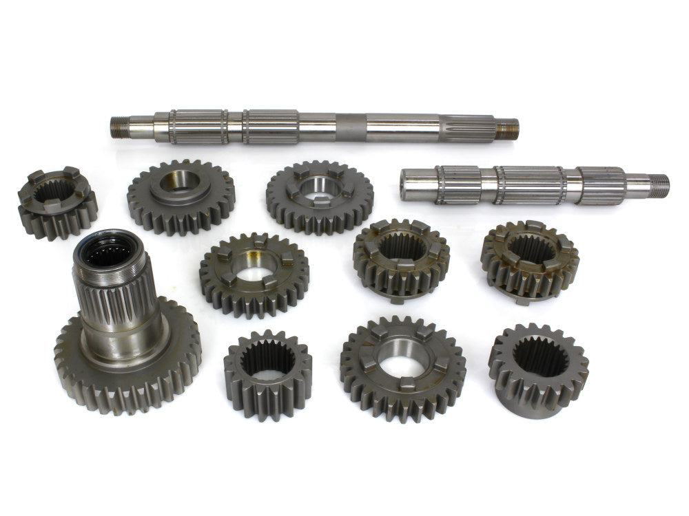 Transmission Gear Kit. Fits 5Spd Big Twin 1991-2006 & Belt Final Drive. - Andrews Products