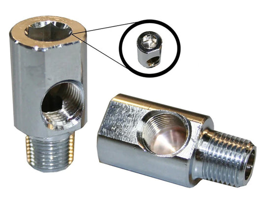 90 degree Elbow Oil Fitting with 1/8in. NPT Male Thread & x 1/8in. NPT Female Thread. - American Prime Manufacturing