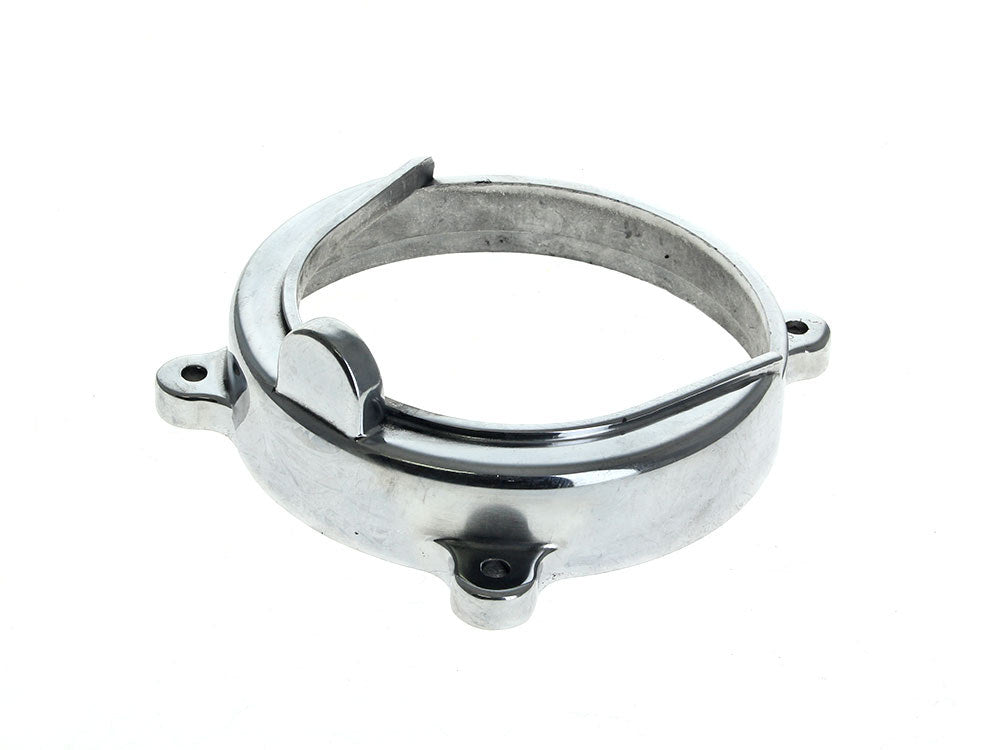 Alternator Cover - Polished Alloy. Fits Big Twin 1970-99 with Open Belt Drive - American Prime Manufacturing