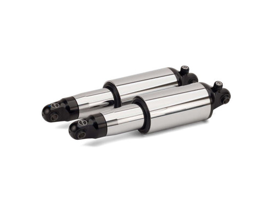 Adjustable Rear Air Shock Absorbers - Chrome. Fits Touring 2009up. - Arnott Motorcycle Air Suspension