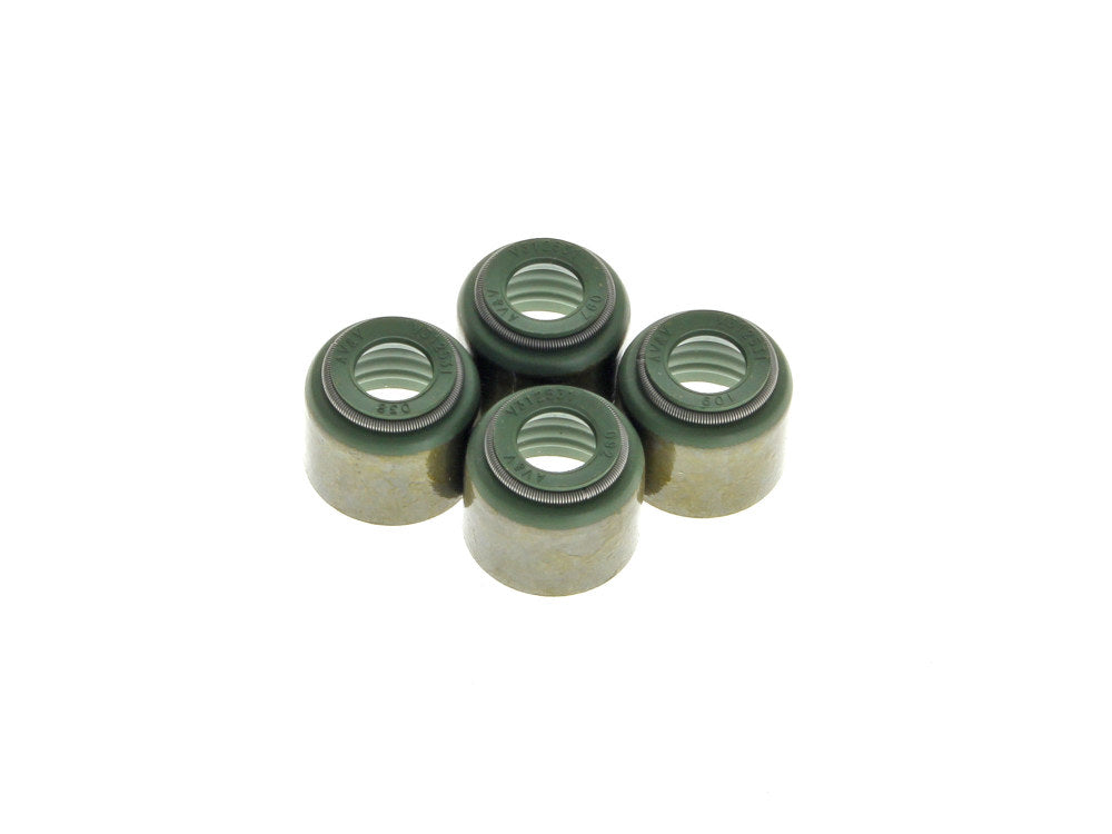 Viton Valve Guide Seals. Fits Big Twin 1984-2004, Sportster & Buell 1986-2003 using AV&V Guides. - AV&V
