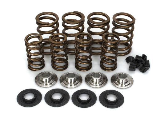 Valve Spring Kit. Fits Big Twin 1984-2004, Sportster & Buell 1986-2003. Steel Double Springs with .675in. Lift. Titanium Retainers! - AV&V