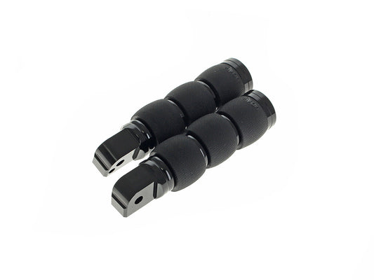 Air Cushion Footpegs - Black. Fits Softail 2018up Rear Passenger - Avon Grips