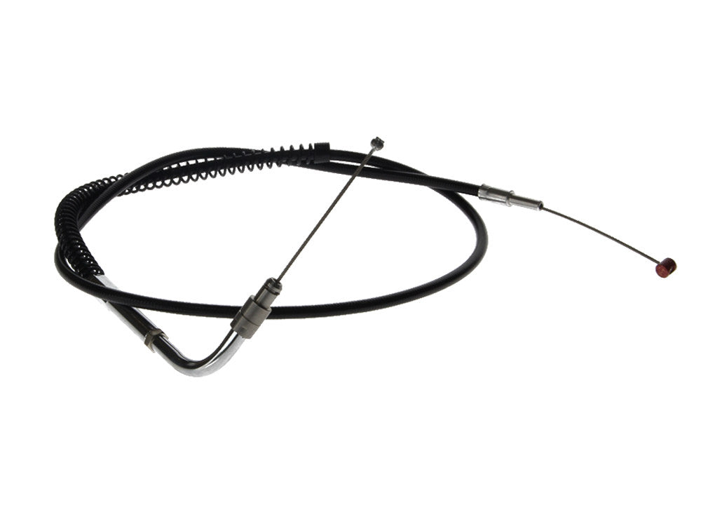 31.5in. Long Black Vinyl Throttle Cable. Fits Big Twin 1996-2017 - Barnett Clutches
