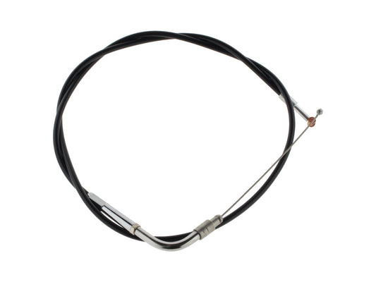 34in. Long Black Vinyl Throttle Cable. Fits Big Twin 1996-2017 - Barnett Clutches