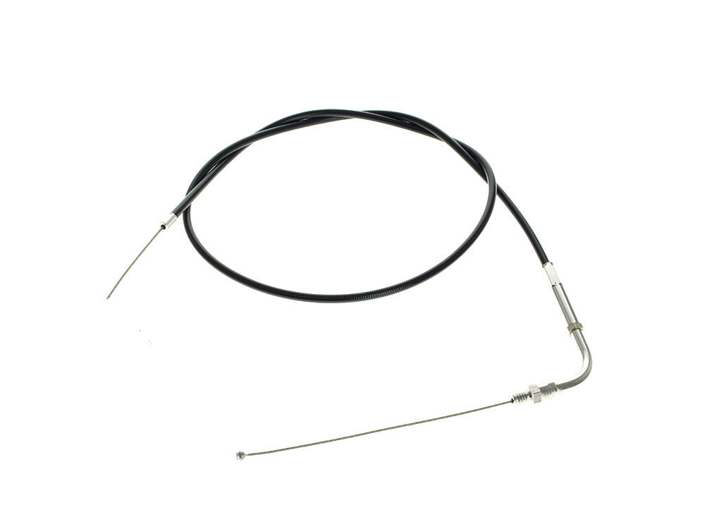 33in. Long Black Vinyl Throttle Cable. Fits Big Twin 1968-1975 & Sportster 1974-Early 1976 - Barnett Clutches