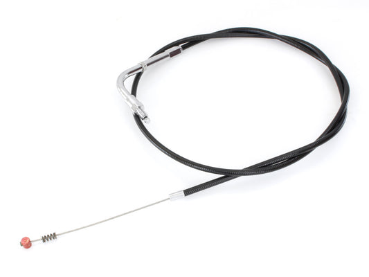 35in. Long Black Vinyl Idle Cable. Fits Big Twin 1990-1995 - Barnett Clutches