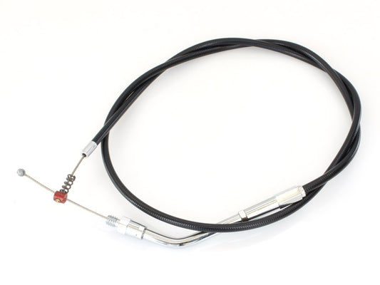 41in. Long Black Vinyl Idle Cable. Fits Big Twin 1981-1988 - Barnett Clutches