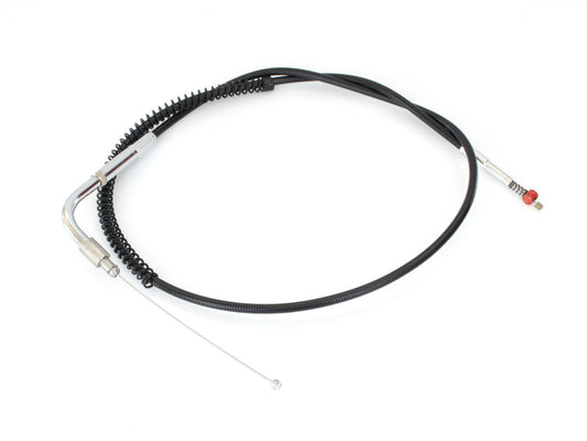 31.5in. Long Black Vinyl Idle Cable. Fits Big Twin 1996-2017 - Barnett Clutches