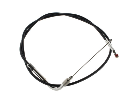 34in. Long Black Vinyl Idle Cable. Fits Big Twin 1996-2017 - Barnett Clutches