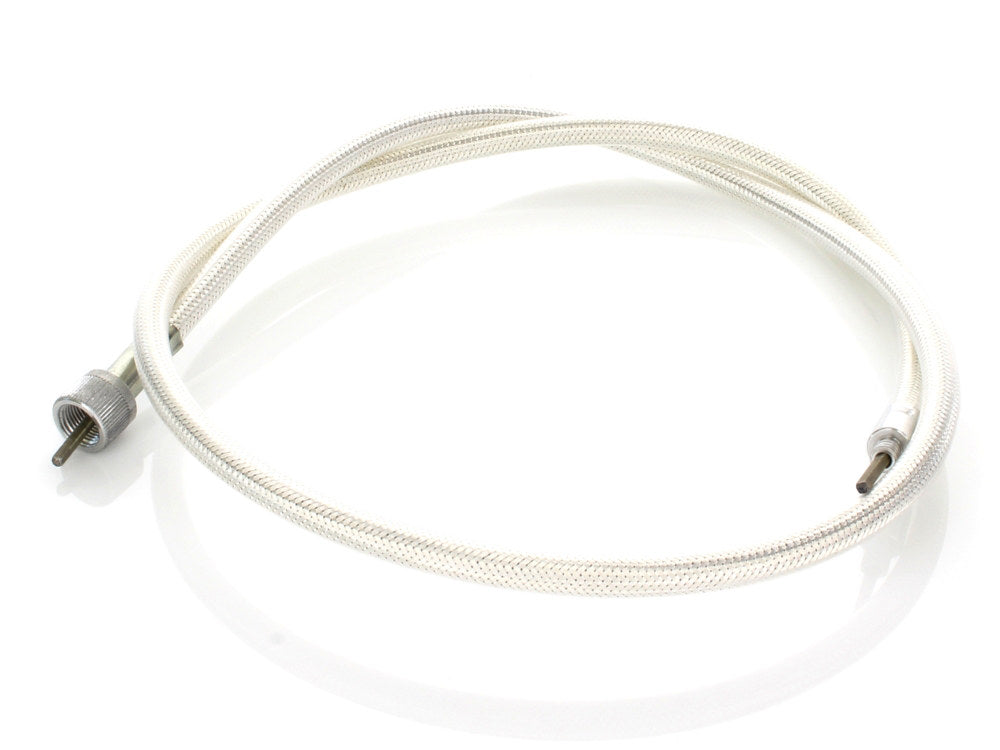 40in. Speedo Cable with 12mm Nut - Platinum Braided. - Barnett Clutches