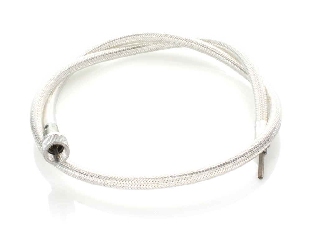35in. Speedo Cable with 12mm Nut - Platinum Braided. - Barnett Clutches