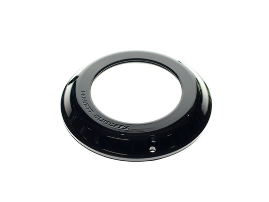 Scorpion Series Clear Derby Cover - Black. Fits Big Twin 1990-1997 - Barnett Clutches