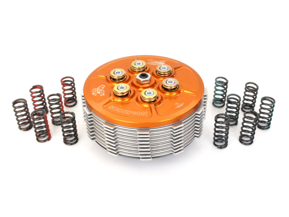 Scorpion Billet Clutch. Fits Softail 2018up & Touring 2021up. - Barnett Clutches
