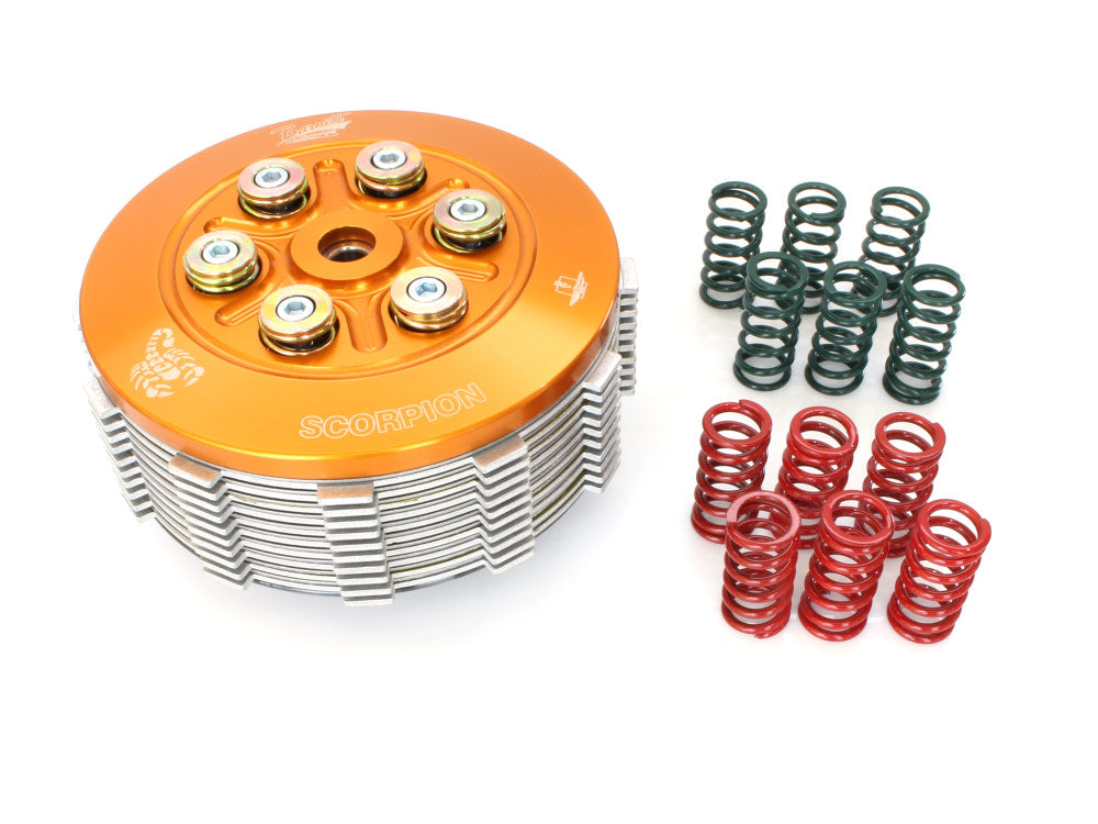 Scorpion Billet Clutch. Fits Twin Cam 2011-2017 with Hydraulic Clutch. - Barnett Clutches