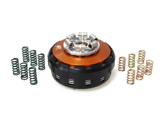 Complete Scorpion Billet Lock-Up Clutch with Basket. Fits 6sp Twin Cam 2007-2017 With Cable Clutch. - Barnett Clutches
