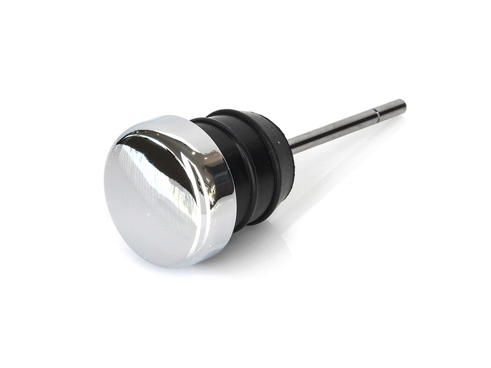 Engine Oil Dipstick - Chrome. Fits Softail 1984-1999 & Sportster 1982-2003 - Rollies Speed Shop