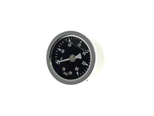 60psi Oil Pressure Gauge - Chrome - Rollies Speed Shop