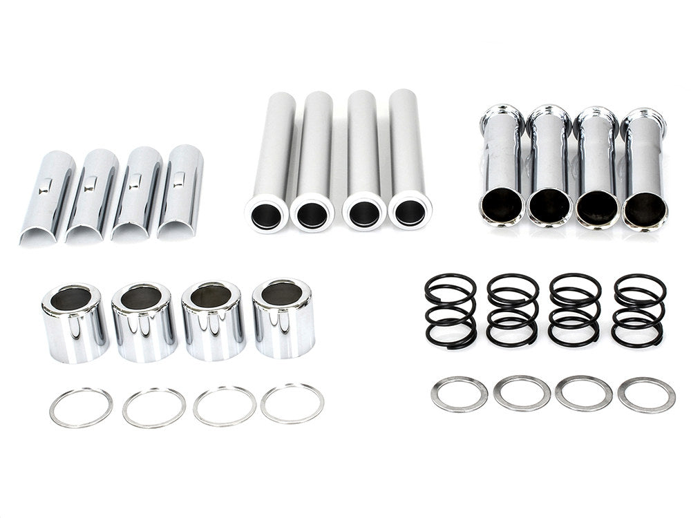 Push Rod Cover Kit - Chrome. Fits Evolution Big Twin 1984-1999. - Rollies Speed Shop