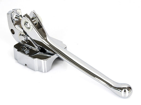 Clutch Lever Assembly - Chrome. Fits Big Twin 1972-1981. - Rollies Speed Shop
