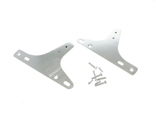 Sissy Bar Side Straps - Chrome. Fits FLH 1958-1984 - Rollies Speed Shop