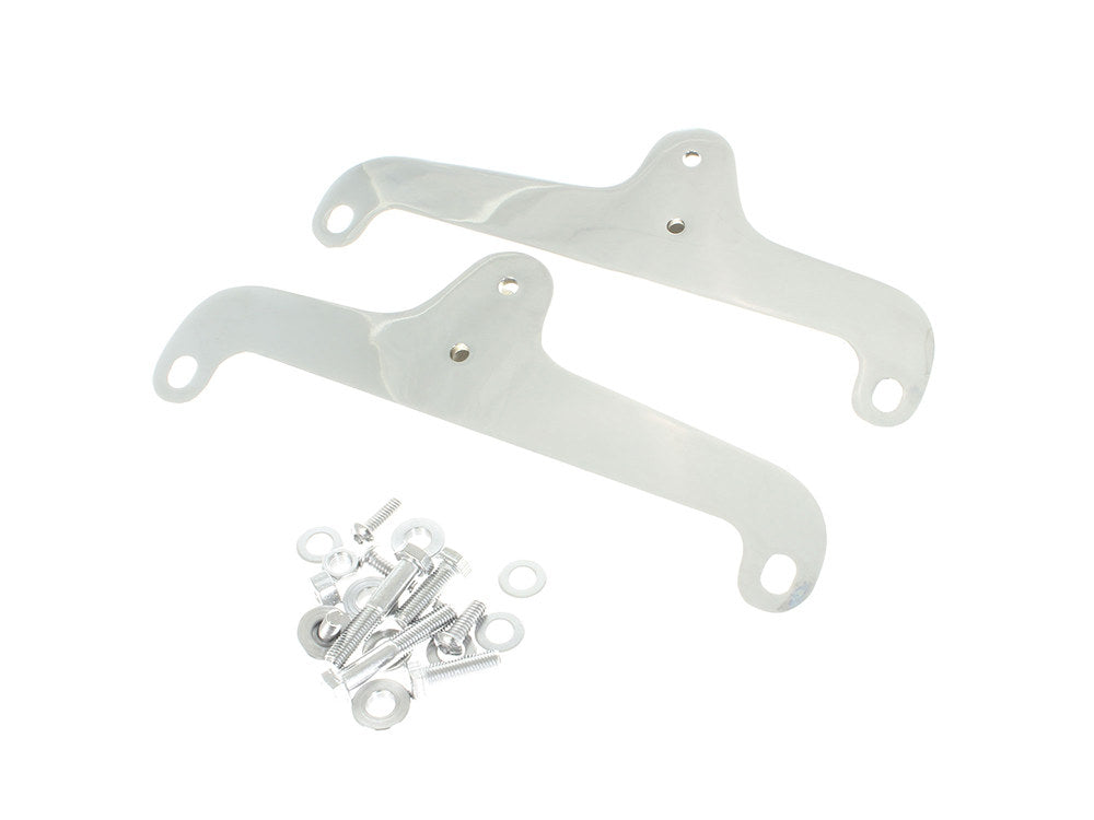 Sissy Bar Side Straps - Chrome. Fits 4Spd FX Models 1972-1985 - Rollies Speed Shop