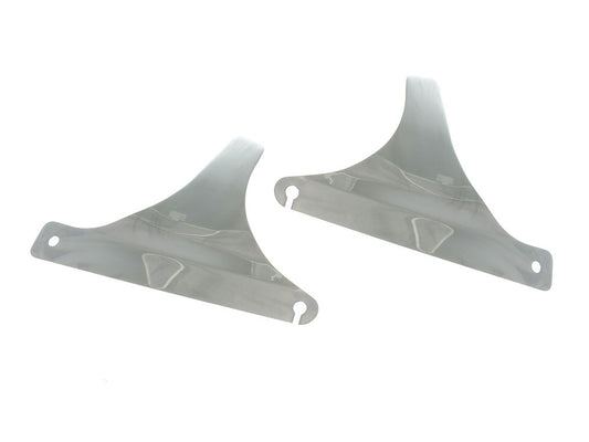 Sissy Bar Side Straps - Chrome. Fits FL Softail 1986-1999 - Rollies Speed Shop