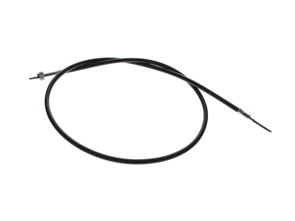 40in. Speedo Cable with 12mm Nut - Black Vinyl - Rollies Speed Shop