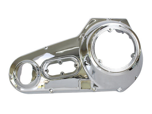Outer Primary Cover - Chrome. Fits 4Spd FX 1965-1986 & Softail 1984-1988. - Rollies Speed Shop