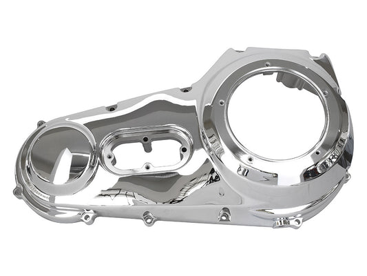 Outer Primary Cover - Chrome. Fits Softail 1999-2006 & Dyna 1999-2005. - Rollies Speed Shop