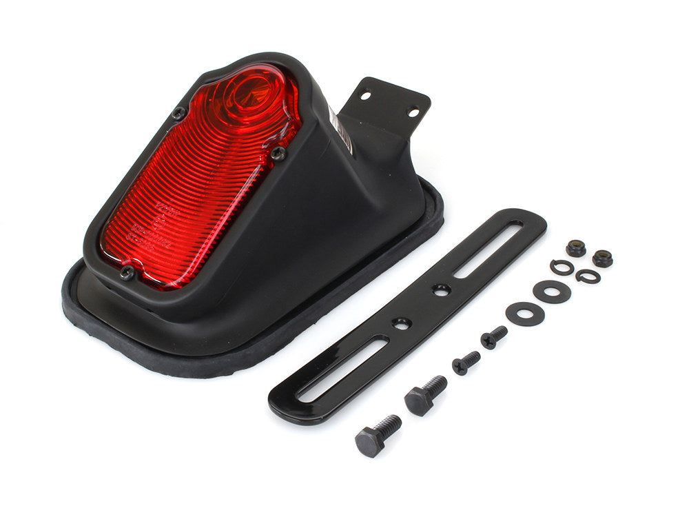 Big Twin 1947-1954 Style Tombstone Taillight - Black. - Rollies Speed Shop