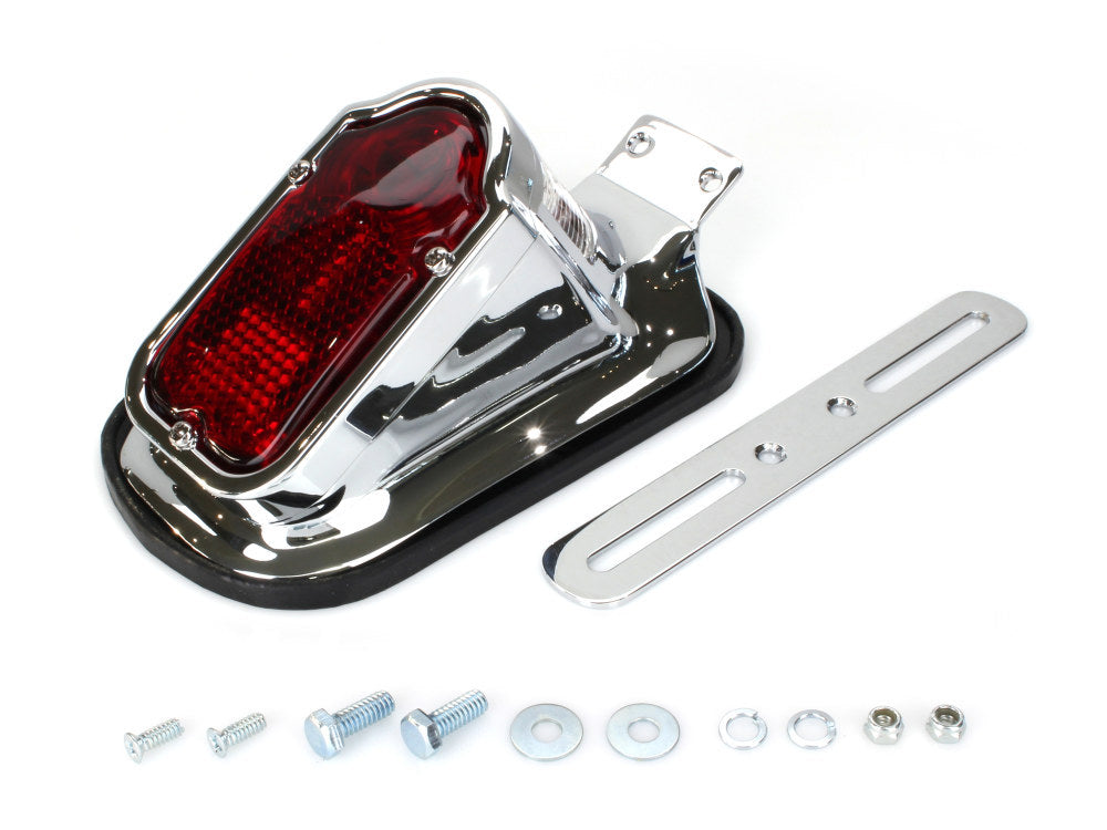 Big Twin 1947-1954 Style Tombstone Taillight - Chrome. - Rollies Speed Shop