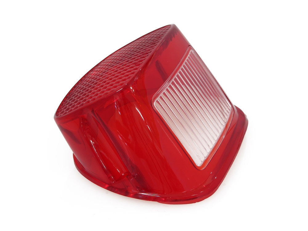 Taillight Lens - Red. Fits most Big Twin & Sportster 1973-1998 - Rollies Speed Shop