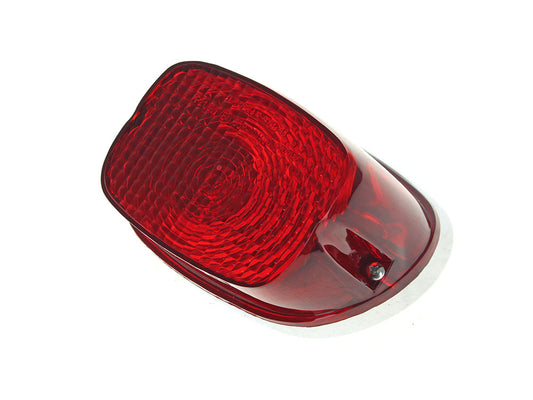 Taillight with Red Lens. Fits most Big Twin & Sportster 1973-1998 - Rollies Speed Shop