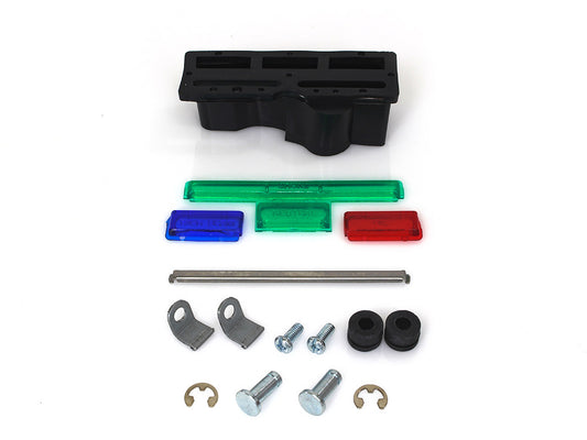 Fat Bob Style Cast Dash Lens Kit. Fits Big Twin 1966-95. - Rollies Speed Shop