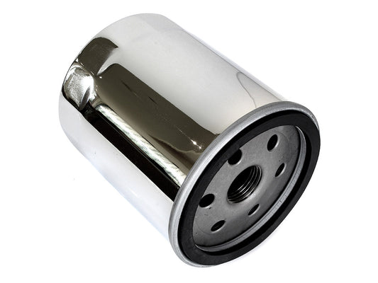 Oil Filter - Chrome. Fits Softail 1984-1998, Sportster 1984-2021, FXR & FLT 1980-1998 & Buell 1995-2002. - Rollies Speed Shop