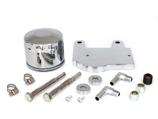 Oil Filter & Regulator Mount Kit. Fits 4Spd Big Twin 1975-1984 & Softail 1984-1999. - Rollies Speed Shop