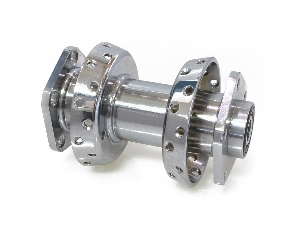 Rear Wheel Hub - Chrome. Fits Big Twin & Sportster 1986-1999. - Rollies Speed Shop
