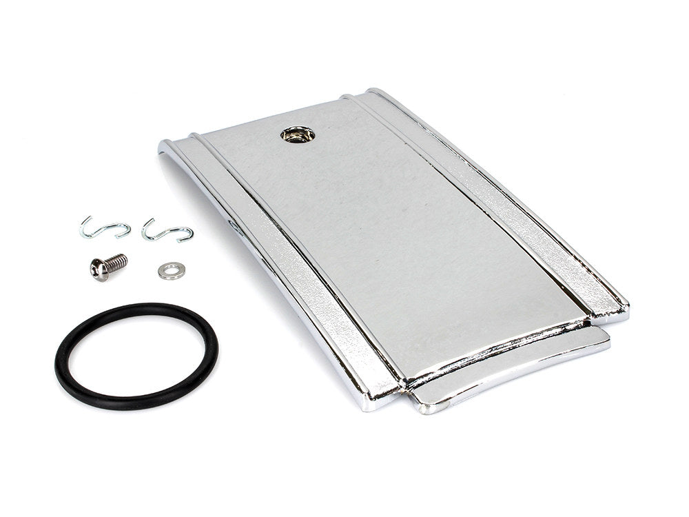 Lower Fuel Tank Panel - Chrome. Fits Softail 1984-1999. - Rollies Speed Shop